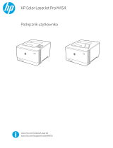 HP Color LaserJet Pro M453-M454 series Instrukcja obsługi