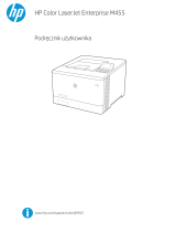 HP Color LaserJet Enterprise M455 series Instrukcja obsługi