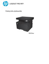 HP LaserJet Pro M435 Multifunction Printer series Instrukcja obsługi