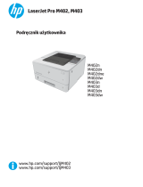 HP LaserJet Pro M402-M403 n-dn series Instrukcja obsługi