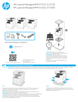 HP LaserJet Managed MFP E72425-E72430 series Instrukcja instalacji