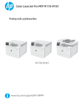 HP Color LaserJet Pro M180-M181 Multifunction Printer series Instrukcja obsługi
