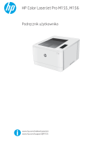 HP Color LaserJet Pro M155-M156 Printer series Instrukcja obsługi