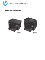 HP Color LaserJet Pro MFP M176 series Instrukcja obsługi