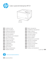 HP Color LaserJet Enterprise M751 Printer series Instrukcja instalacji