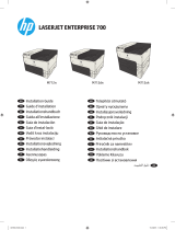 HP LaserJet Enterprise 700 Printer M712 series Instrukcja instalacji