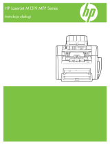 HP LaserJet M1319 Multifunction Printer series Instrukcja obsługi