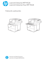 HP LaserJet Enterprise MFP M528 series Instrukcja obsługi