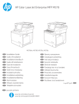 HP Color LaserJet Enterprise MFP M578 Printer series Instrukcja instalacji