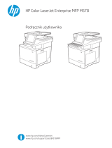 HP Color LaserJet Enterprise MFP M578 Printer series Instrukcja obsługi