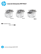 HP LaserJet Enterprise MFP M527 series Instrukcja instalacji