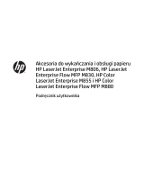 HP LaserJet Enterprise flow MFP M830 series Instrukcja obsługi