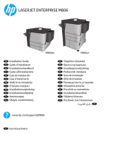 HP LaserJet Enterprise M806 Printer series Instrukcja instalacji