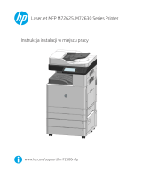 HP LaserJet MFP M72625-M72630 series Instrukcja instalacji