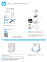 HP LaserJet MFP M72625-M72630 series Instrukcja instalacji