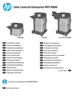 HP Color LaserJet Enterprise MFP M680 series Instrukcja instalacji