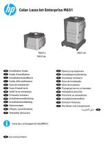 HP Color LaserJet Enterprise M651 series Instrukcja instalacji