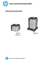 HP Color LaserJet Enterprise M651 series Instrukcja obsługi