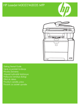 HP LaserJet M3027 Multifunction Printer series Skrócona instrukcja obsługi