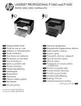 HP LaserJet Pro P1606 Printer series Instrukcja obsługi