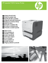 HP LaserJet Enterprise P3015 Printer series Instrukcja obsługi