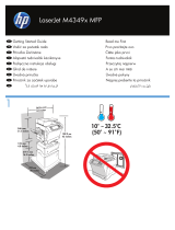 HP LaserJet M4349 Multifunction Printer series Skrócona instrukcja obsługi