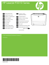 HP LaserJet P2010 Printer series Skrócona instrukcja obsługi