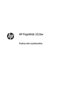 HP PageWide 352 Printer series Instrukcja obsługi