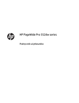 HP PageWide Pro 552dw Printer series Instrukcja obsługi