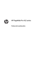 HP PageWide Pro 452dw Printer series Instrukcja obsługi