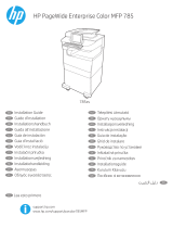 HP PageWide Enterprise Color MFP 785 Printer series Instrukcja instalacji