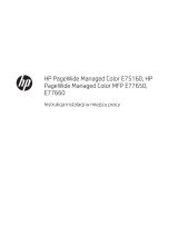 HP PageWide Managed Color MFP P77440 Printer series Instrukcja instalacji