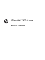 HP PageWide Managed P75050 Printer series Instrukcja obsługi