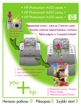 HP Photosmart A430 Portable Photo Studio series instrukcja