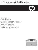 HP Photosmart A520 Printer series instrukcja