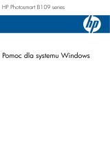 HP Photosmart All-in-One Printer series - B109 Instrukcja obsługi