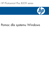 HP Photosmart Plus All-in-One Printer series - B209 Instrukcja obsługi