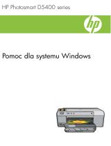 HP Photosmart D5400 Printer series Instrukcja obsługi