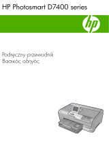 HP Photosmart D7400 Printer series instrukcja