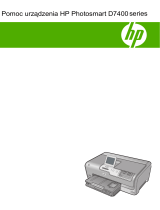 HP Photosmart D7400 Printer series Instrukcja obsługi