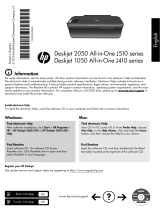 HP Deskjet 1050A All-in-One Printer series - J410 Instrukcja obsługi