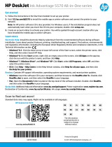HP DeskJet Ink Advantage 5570 All-in-One Printer series instrukcja