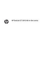 HP DeskJet GT 5810 All-in-One Printer series Instrukcja obsługi