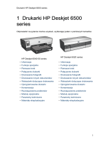 HP Deskjet 6540 Printer series Instrukcja obsługi