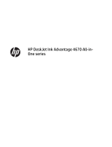 HP DeskJet Ink Advantage 4670 All-in-One Printer series Instrukcja obsługi