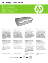 HP Deskjet D2400 Printer series Instrukcja obsługi