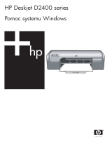 HP Deskjet D2400 Printer series Instrukcja obsługi