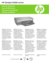 HP Deskjet D4200 Printer series Instrukcja obsługi