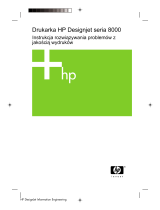 HP DesignJet 8000 Printer series instrukcja