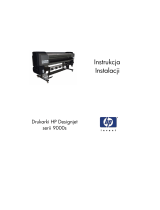 HP DesignJet 9000s Printer series Instrukcja instalacji